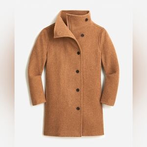 J.Crew Villa coat in Italian stadium-cloth BA538 Heather Camel